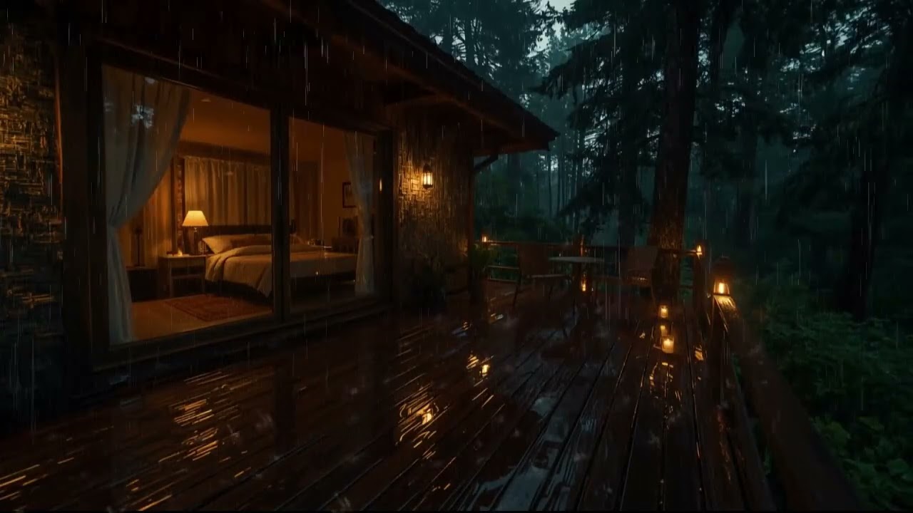 Soft Night Rain in the Forest for Deep Sleep, Focus, and Inner Calm