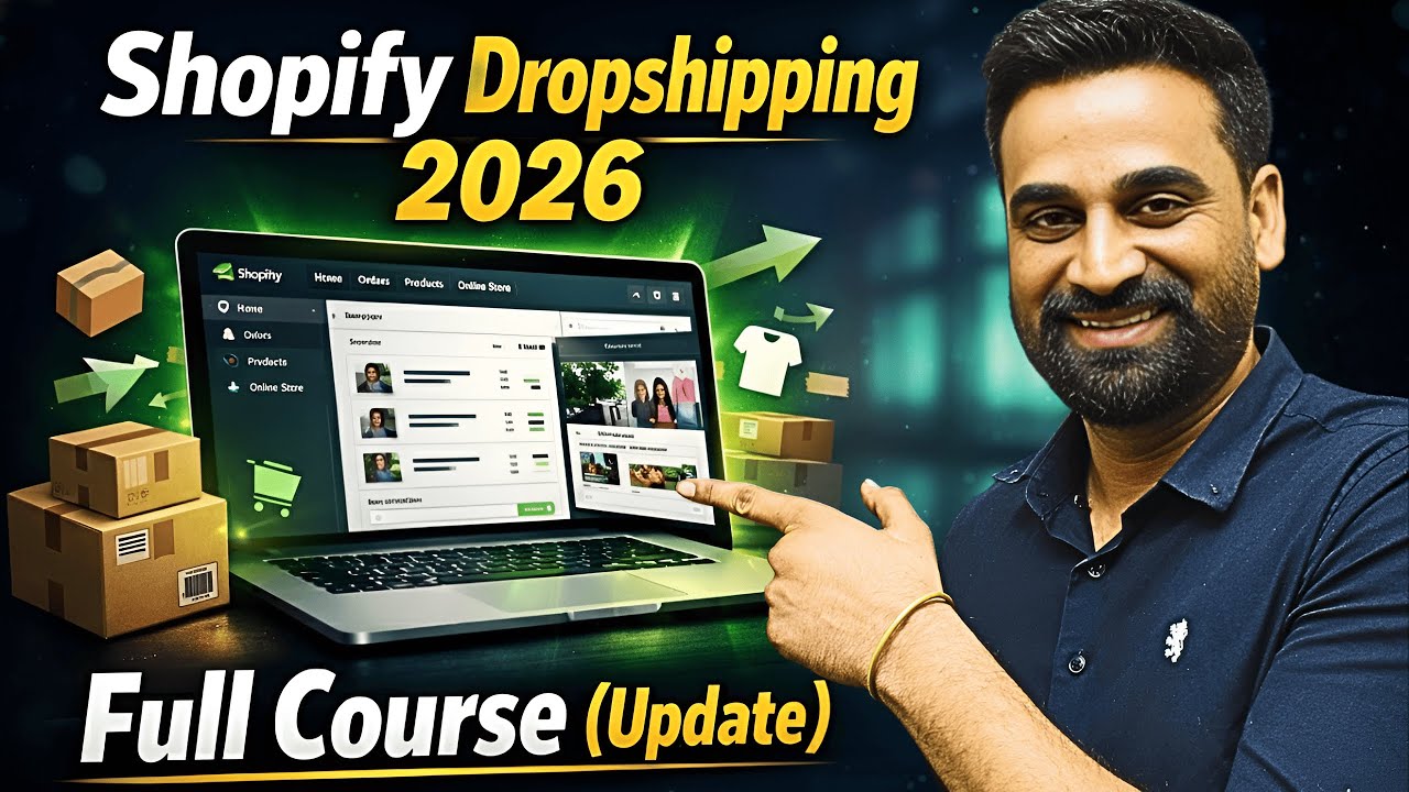 Shopify Dropshipping Complete Tutorial For Beginners 2026