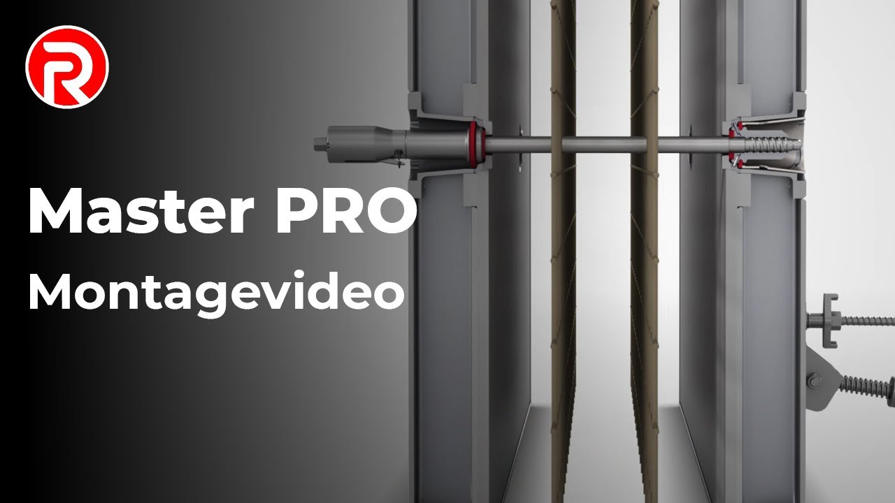 RINGER Master PRO - die einseitig bedienbare Schalung