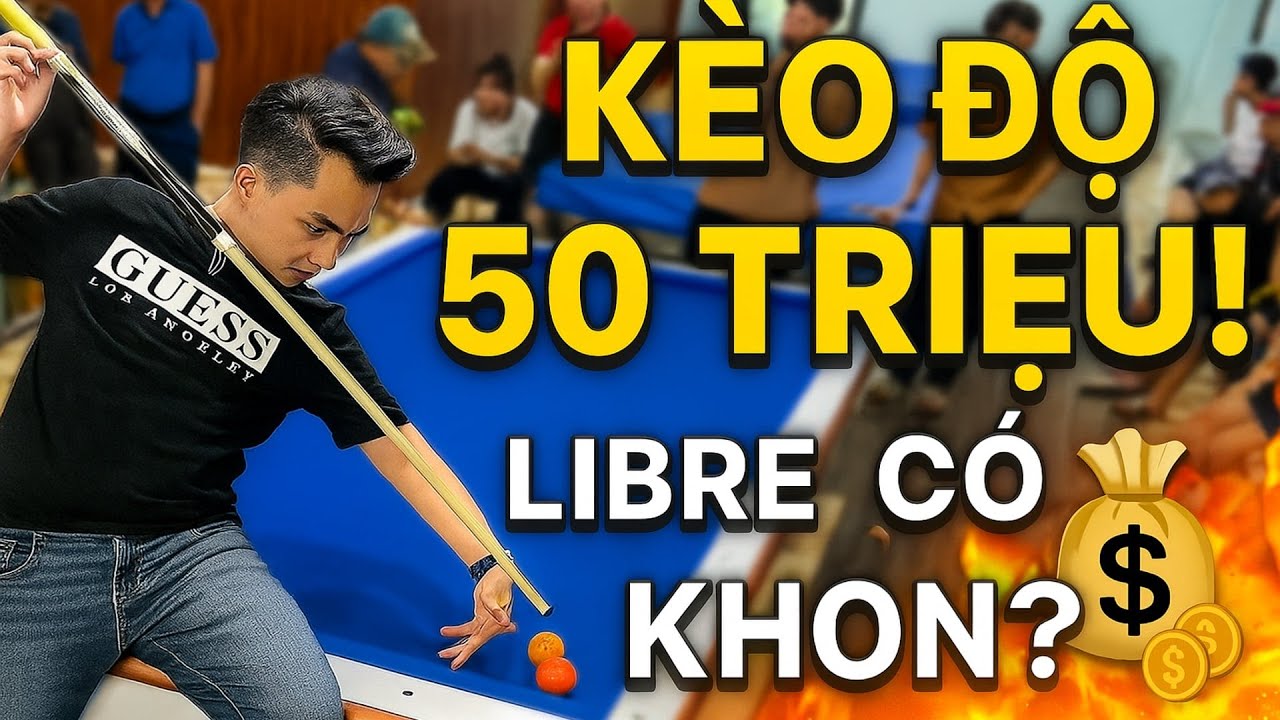 K&egrave;o độ 50 chai CỰC GẮT - Thịnh kent k&egrave;o tr&ecirc;n chấp đ&aacute;nh 1 băng vs Libre - Trận đấu bida kịch t&iacute;nh