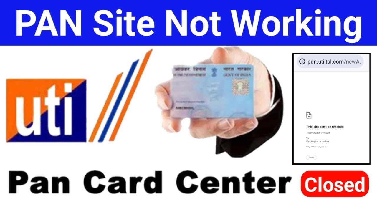 UTIITSL PAN Site Not Working? Top Expert Reveals Quick Fix