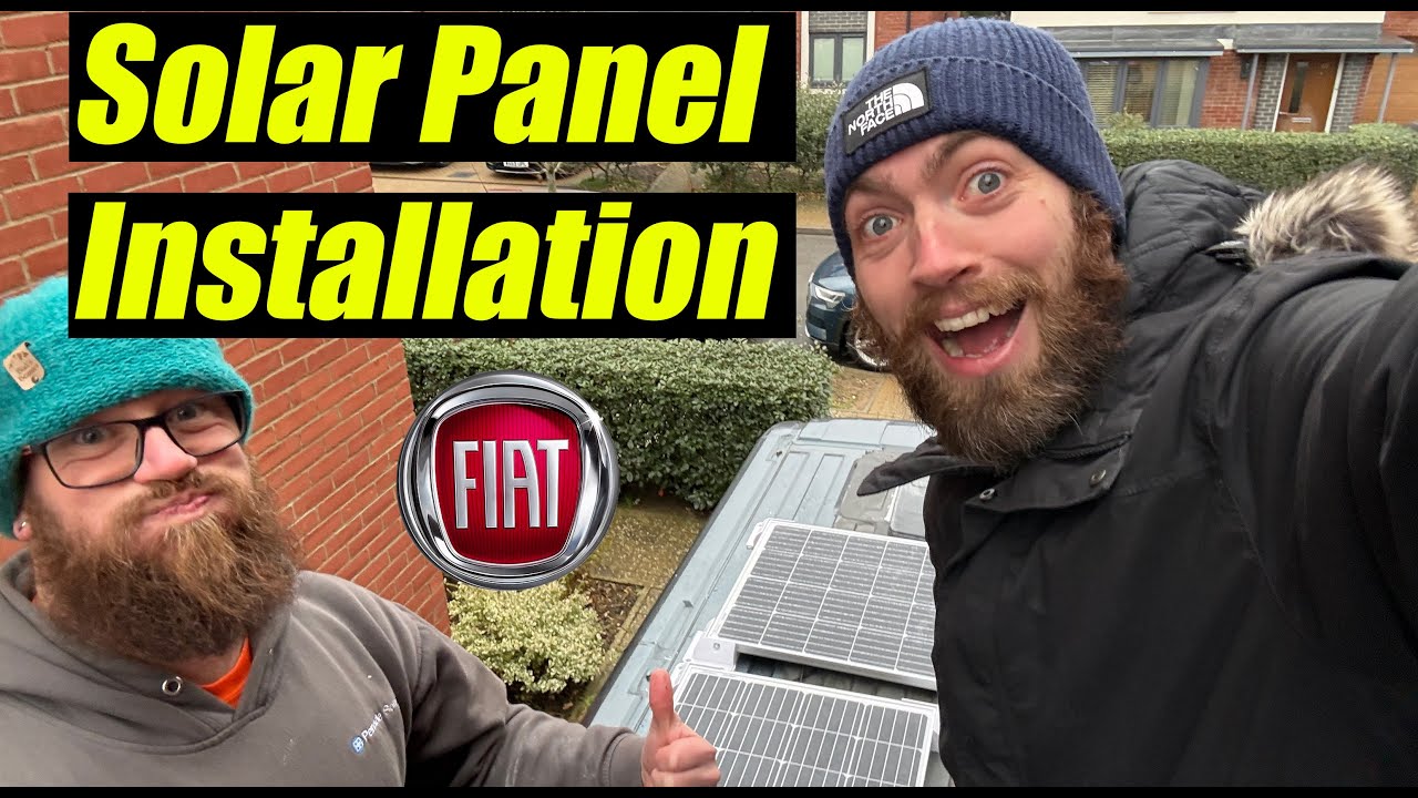 Mounting Solar Panels on a Fiat Ducato Campervan | DIY Van Conversion