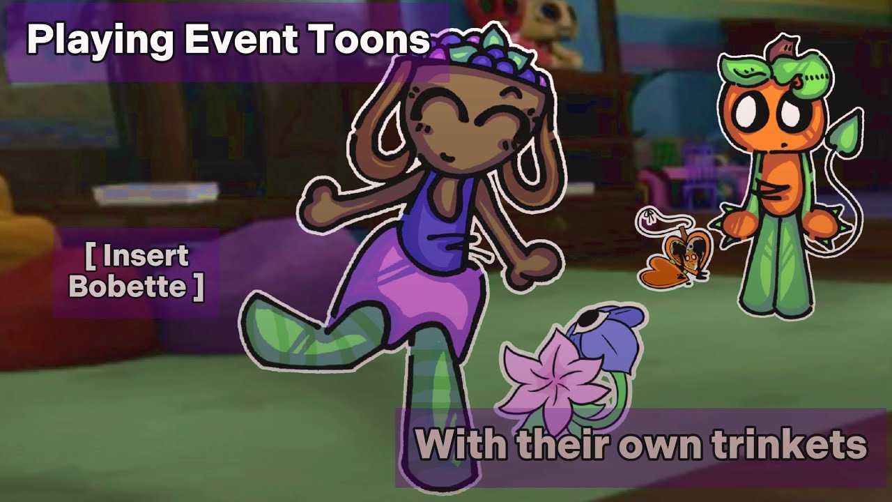 Playing the EVENT toons with their own trinkets! 🌸✨️ || Dandy's world