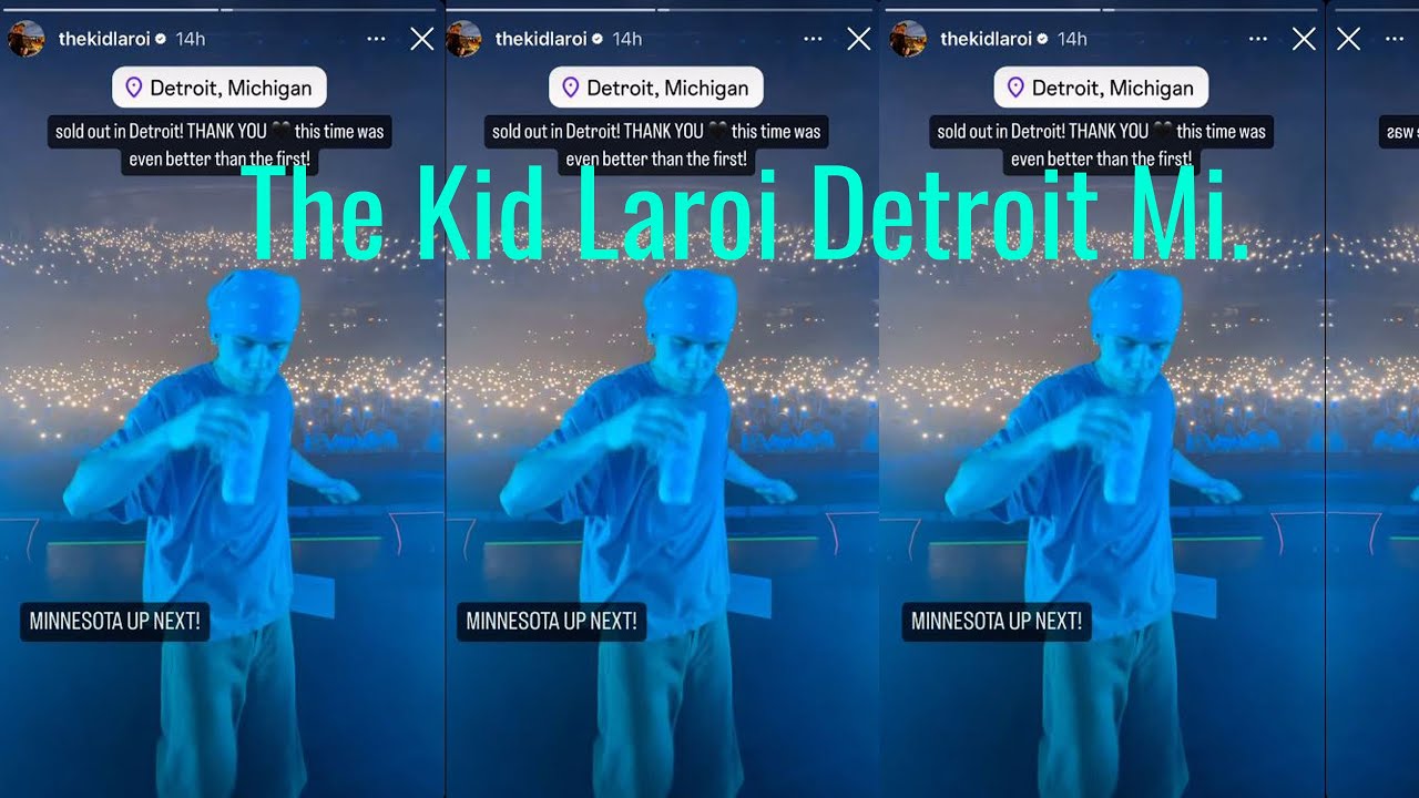 The Kid LAROI The First Time Concert Live Detroit Mi Vlog (Fillmore Theatre)