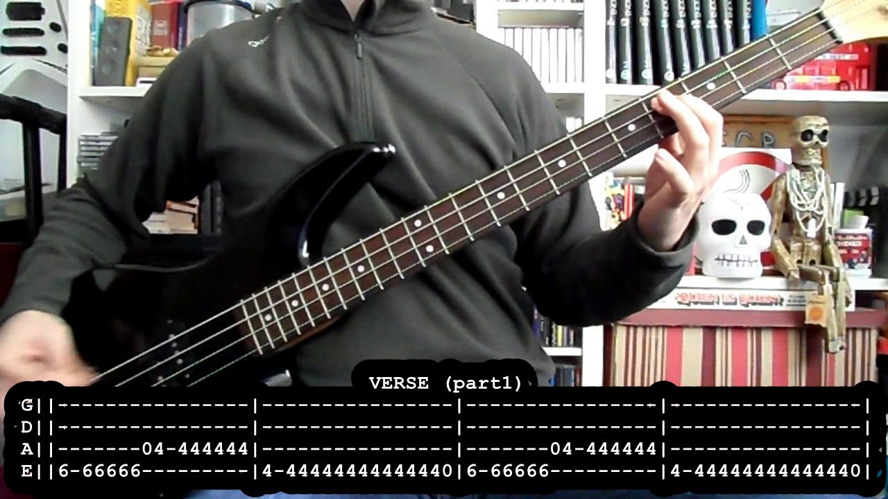 MISFITS - Descending angel (bass cover w/ Tabs)