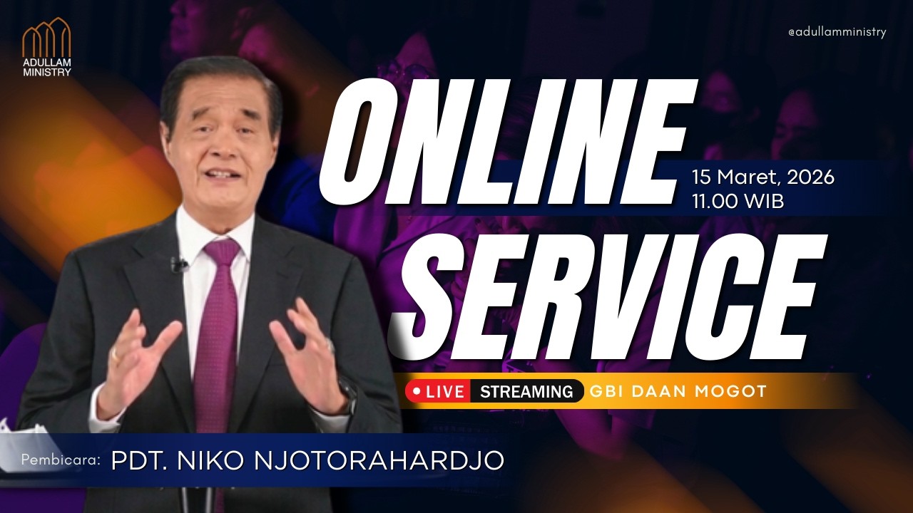 IBADAH ONLINE 15 MARET 2026 BERSAMA PDT. NIKO NJOTORAHARDJO