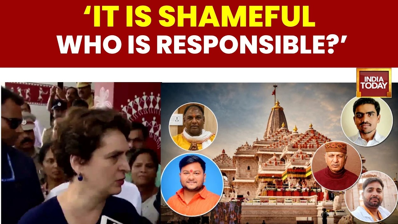 Priyanka Gandhi Questions Accountability In Ayodhya Ram Mandir Donation Row | Ayodhya | Ram Temple