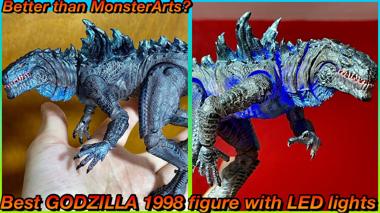 This has to be the BEST GODZILLA 1998 figure! With LED lights 😱it’s better than I expected. 