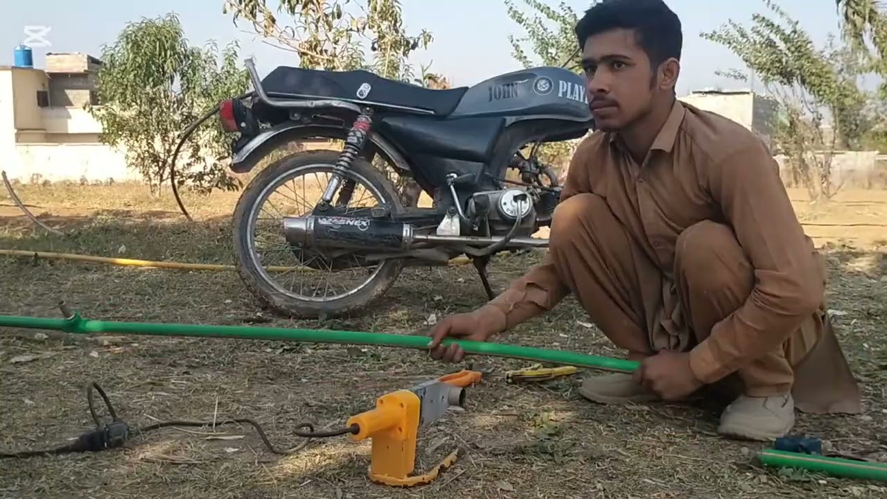 Lahsun ko Pani dene ke liye ppr ki fitting es Tarah karte Hain