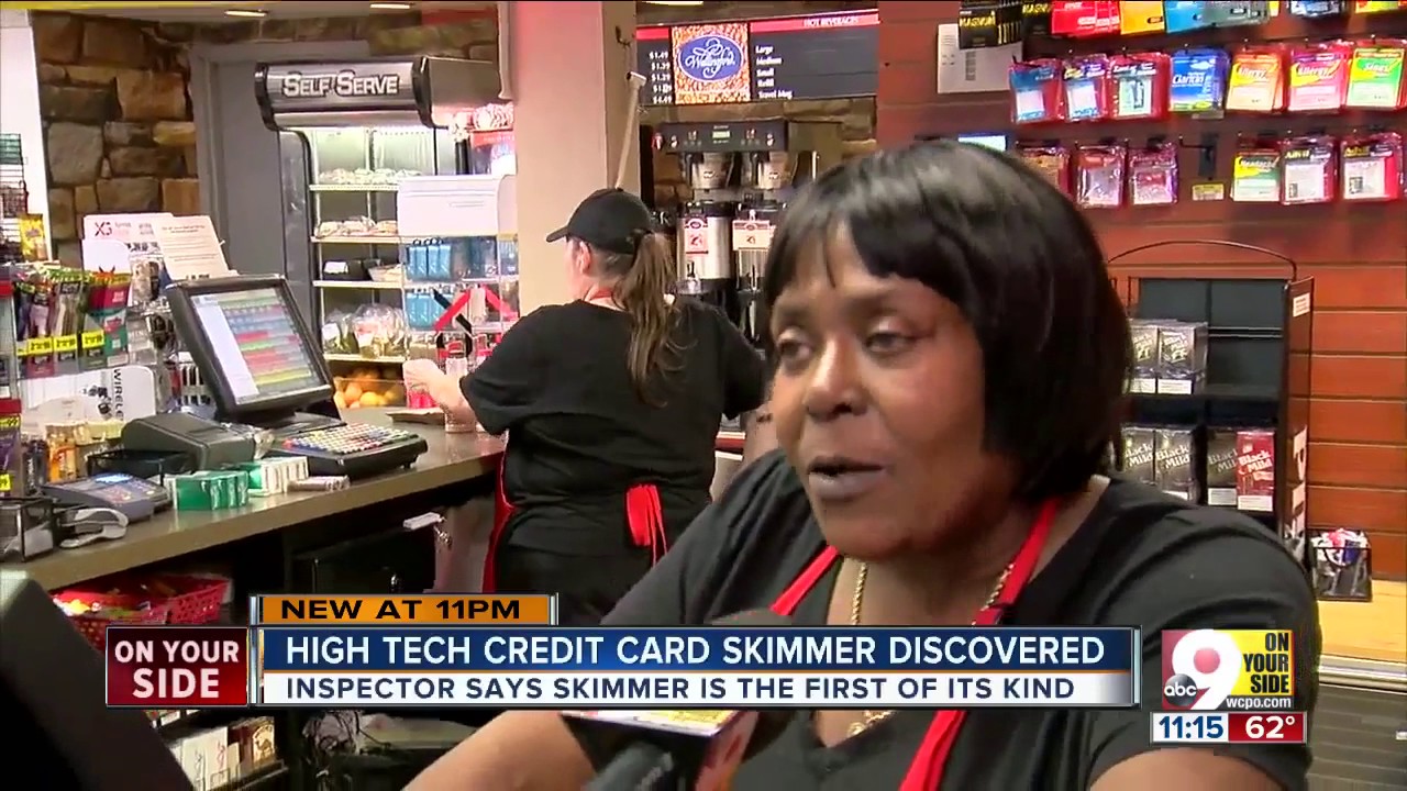 Investigators discover wireless credit card skimmer at Sharonville gas station
