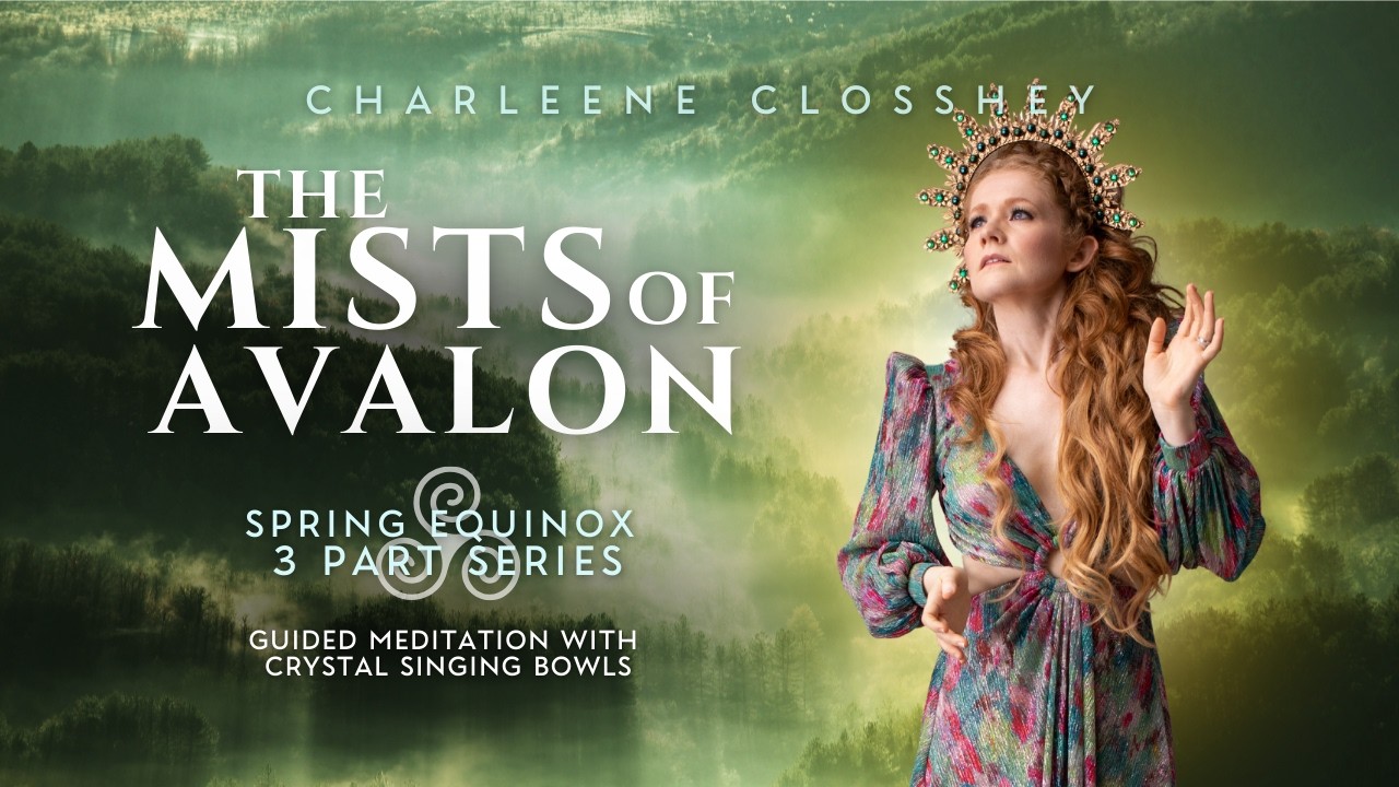 432 Hz Sound Bath Guided Meditation | The Mists of Avalon: Luck & Divine Feminine Alignment 🕯️☘️