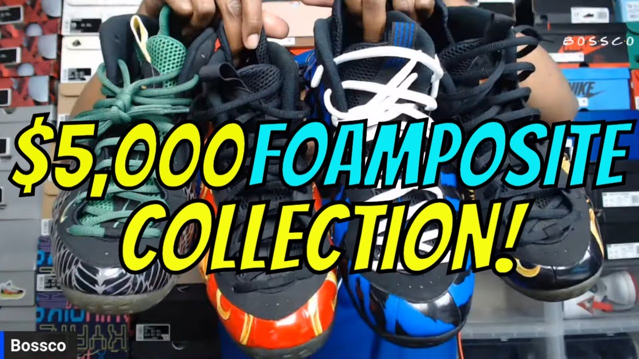 Моя потрясающая коллекция кроссовок Nike Foamposite за 5000 долларов