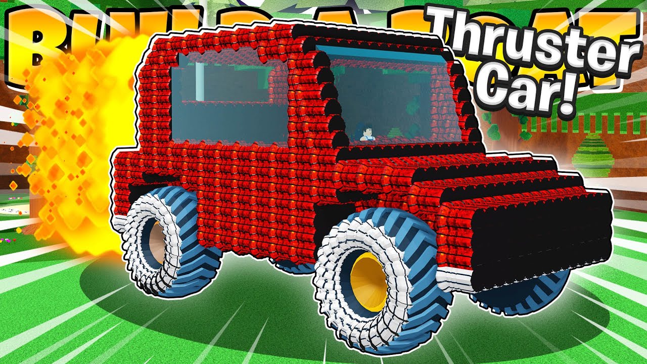 I BUILT A CAR WITH 100K THRUSTERS! 🔥💨 *Fastest In The World* Build a Boat