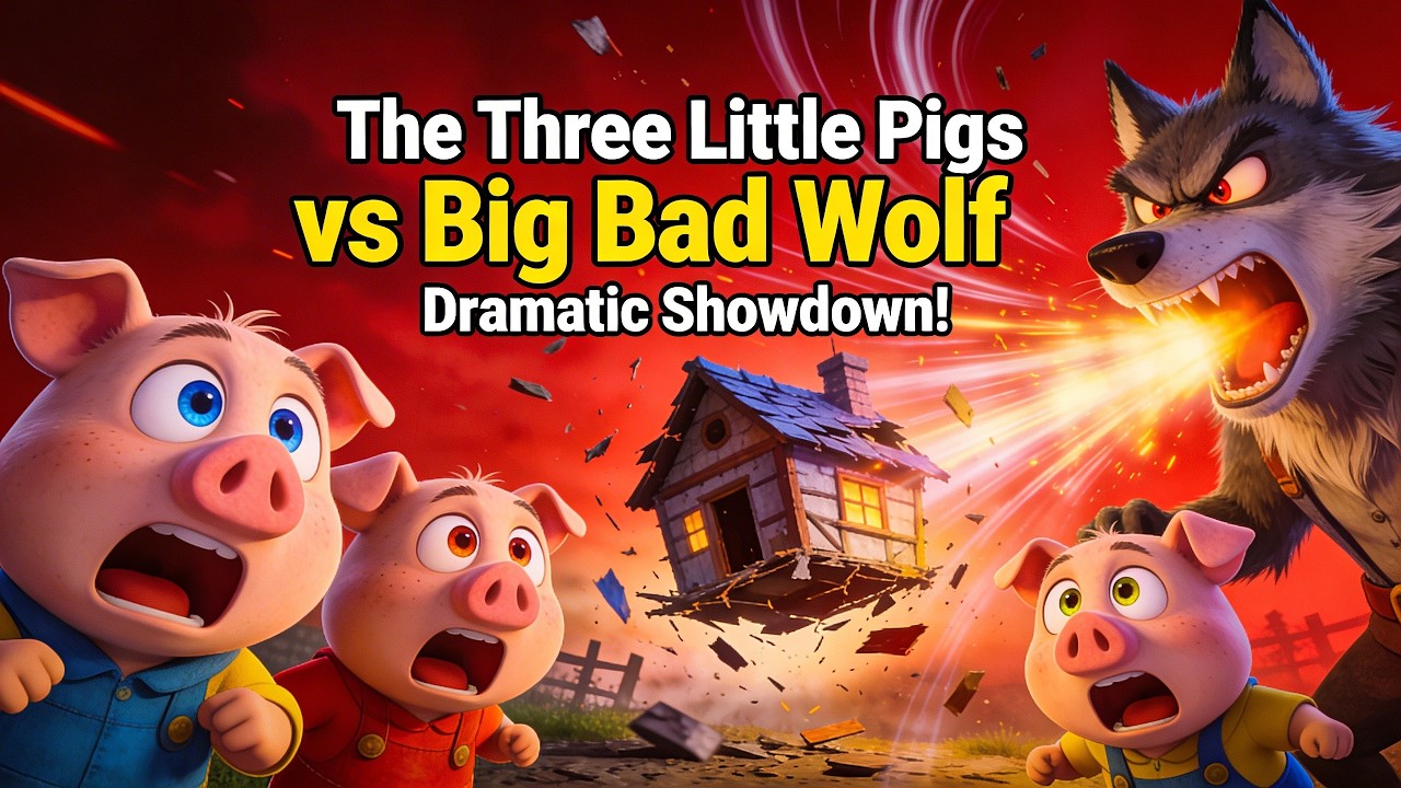 Three Little Pigs Story | Telugu Story | పిల్లలకు కొత్త కథలు