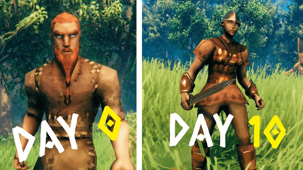 New Player Survives 100 Days in Valheim (Hardcore) - Part 1