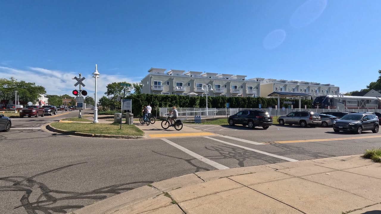 Amtrak Train at Whittaker St, New Buffalo, MI