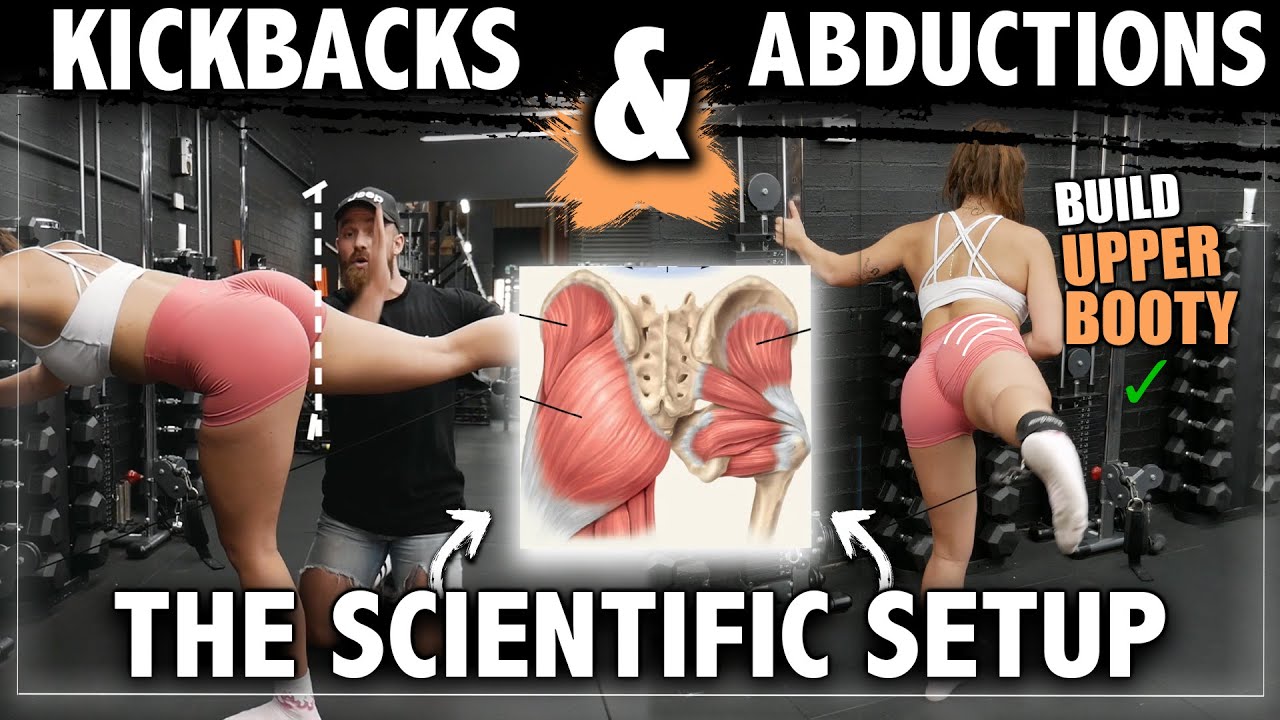 How To Do Kickbacks & Abductions (FEEL Your GLUTES Like Crazy!)
