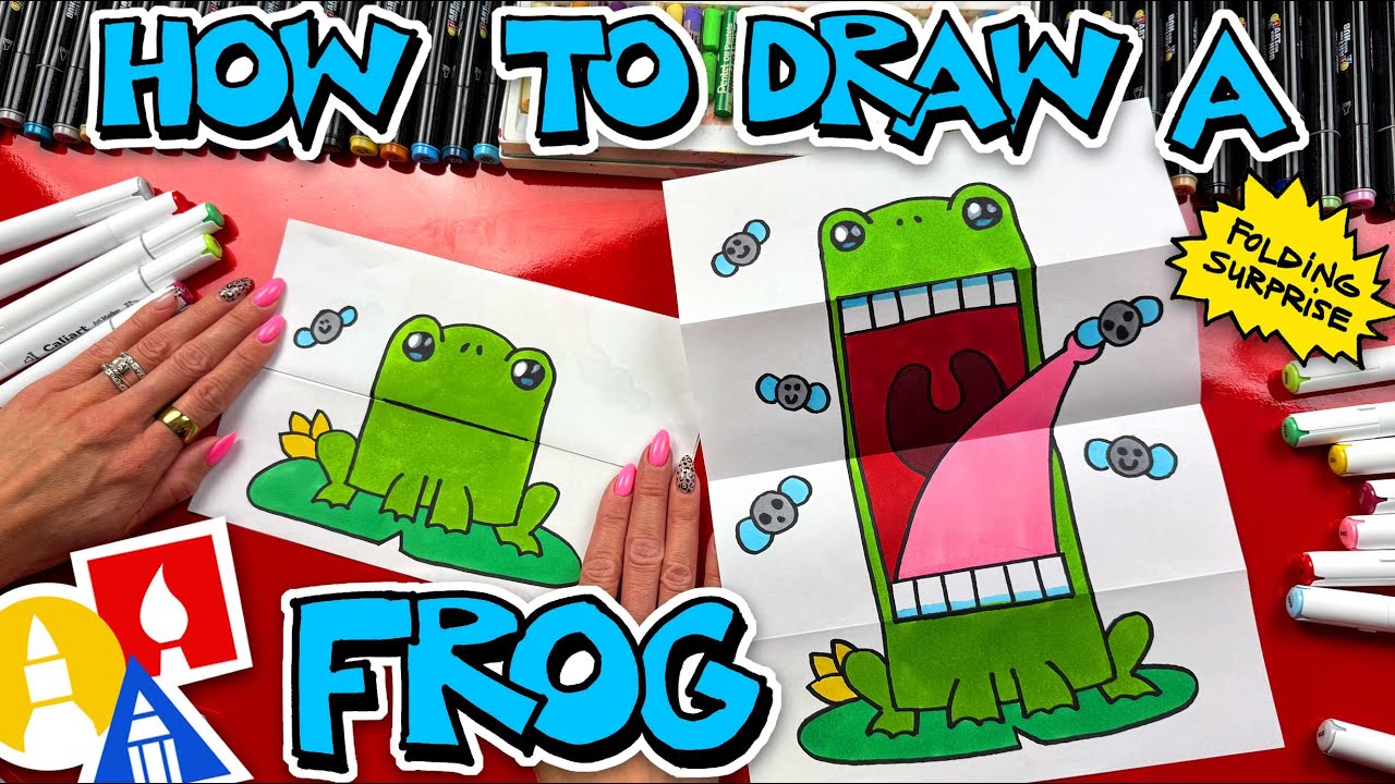 How To Draw A Frog Folding Surprise