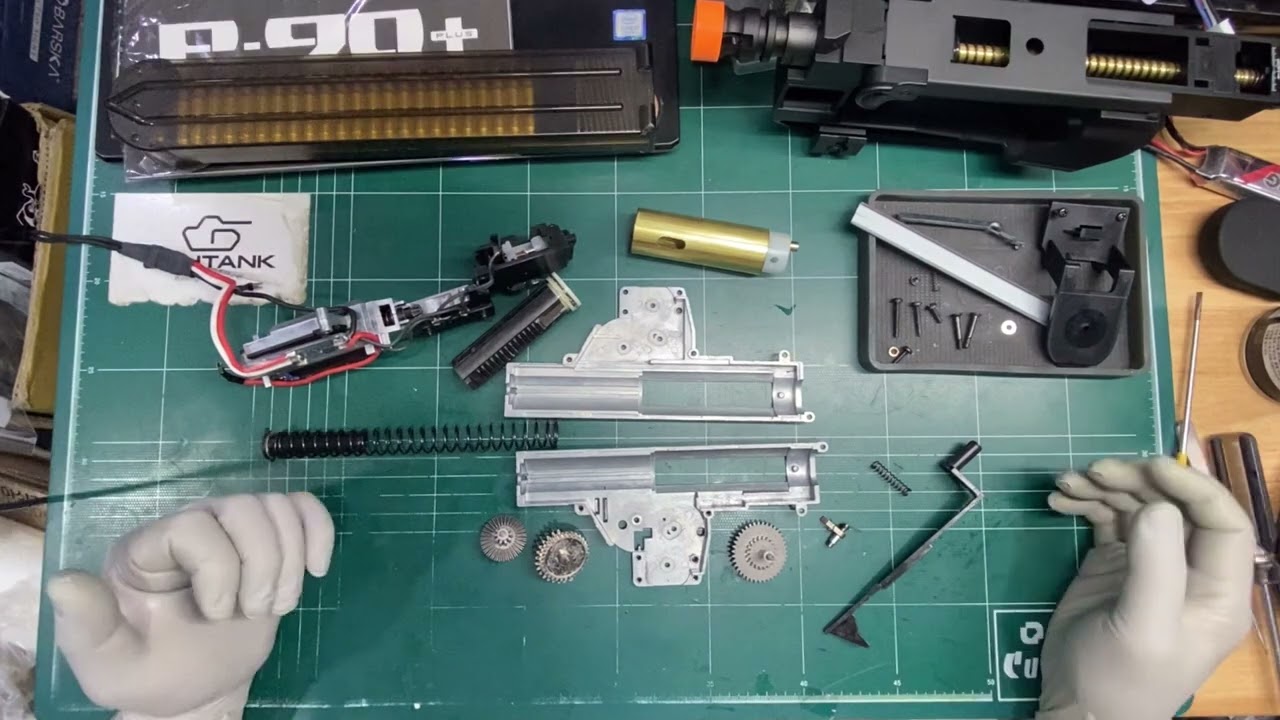 [건탱크] 도쿄마루이 P90+ AEG 간단 분해와 조립
