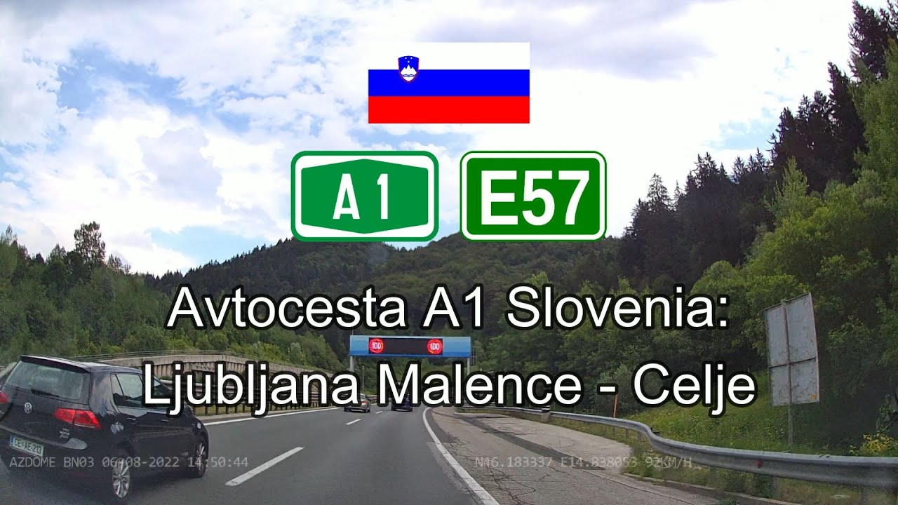 Slovenia Avtocesta A1: Ljubljana Malence - Celje