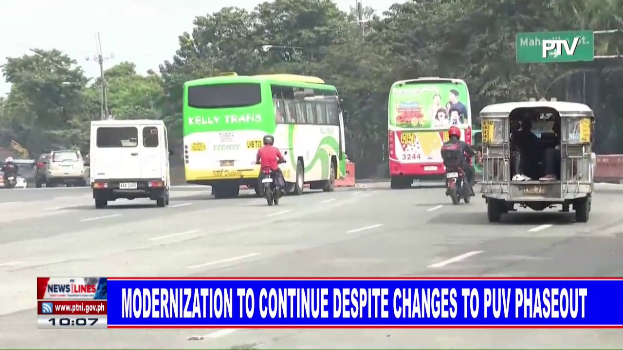 Modernization to continue despite changes to PUV phaseout