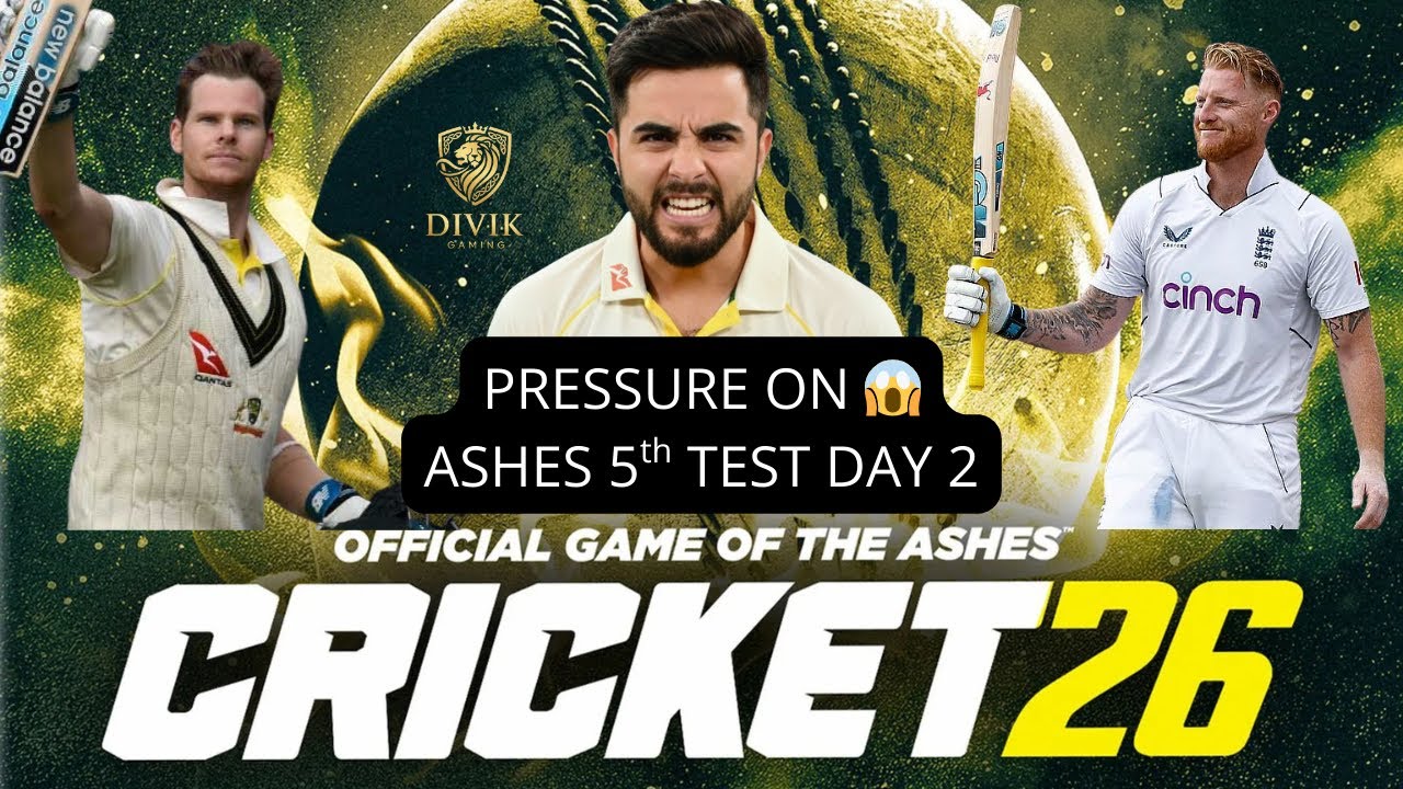 🔴 ASHES 5th TEST DAY 2 LIVE 🔥 | Australia 364 | England Under Pressure? 😱 | Cricket 26 PS5