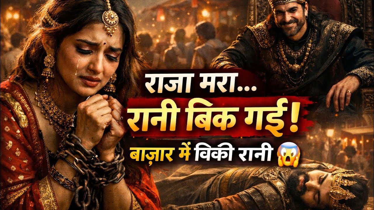 राजा की मौत, 👑 रानी की नीलामी 😢 | विश्वासघात की दर्दनाक कहानी