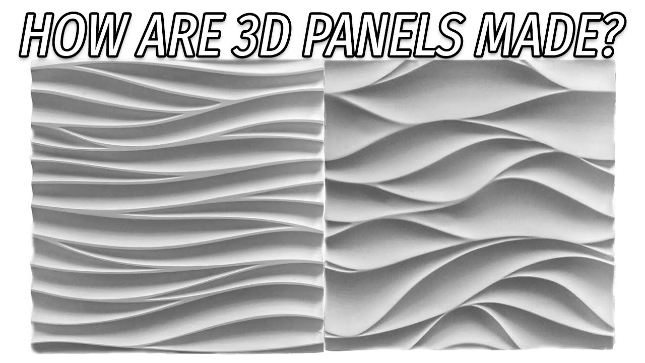 Формы для 3D панелей в работе! Льём гипсовые декоративные панели 