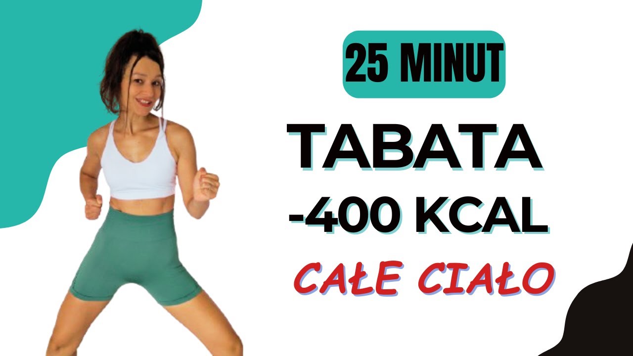 25 MIN TABATA NA SPALANIE KALORII🔥Trening Całego Ciała - Spal 400 Kalorii! Calorie Burning Tabata