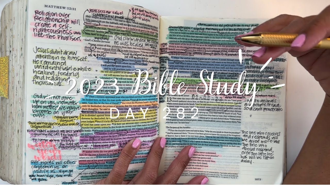 Study the Bible in one year: Day 282 Matthew 12, Mark 3, Luke 6