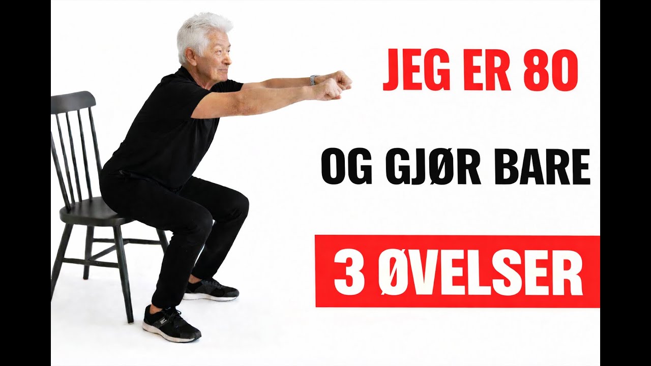 Etter 60: Disse 3 øvelsene gjenoppretter styrken i beina dine