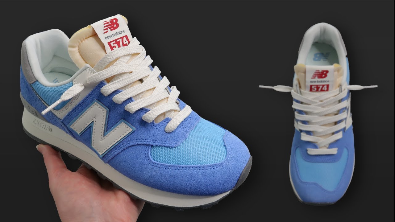 HOW TO LOOSELY LACE NEW BALANCE 574 — Easy Loose Lace Tutorial
