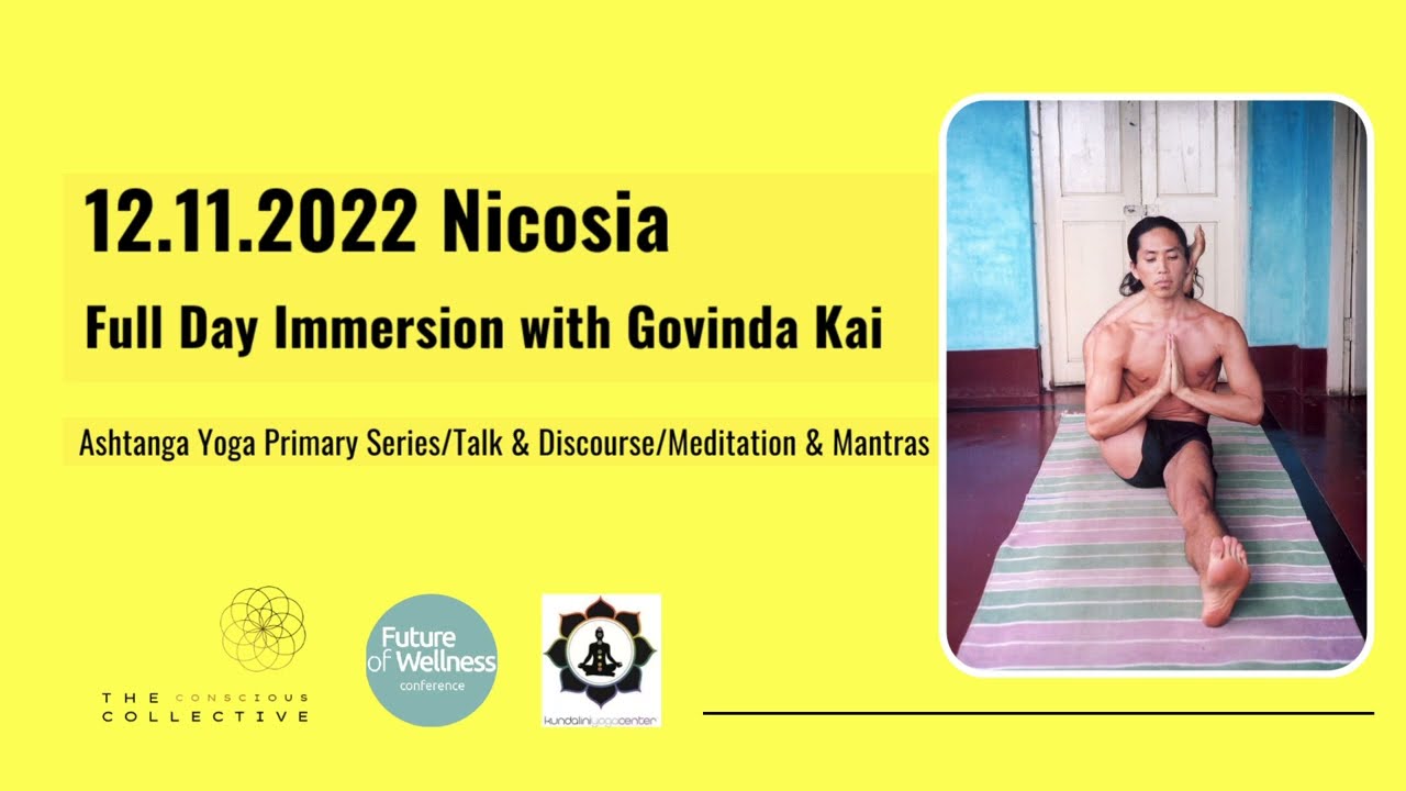 Govinda Kai, Master Ashtanga Teacher in Cyprus 2022