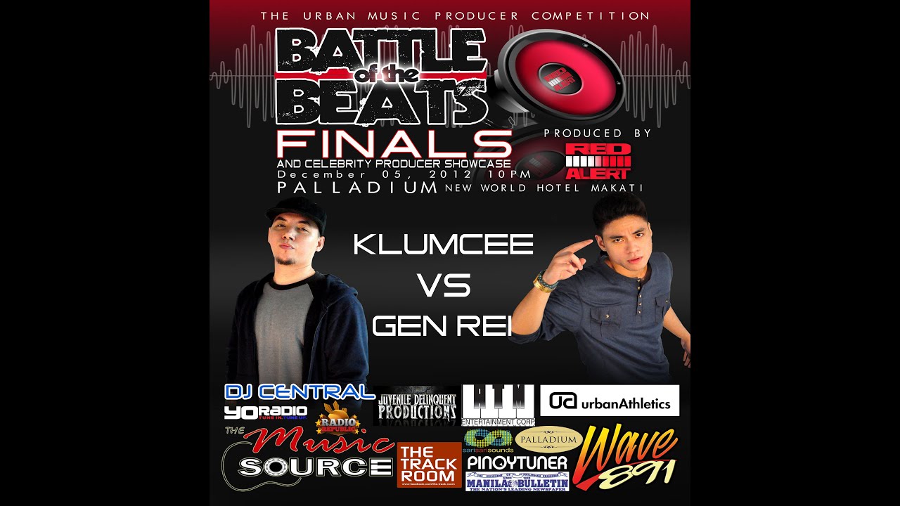 Battle of the Beats Finals 2012 - KLUMCEE VS GEN REI (Paro Paro Beats)