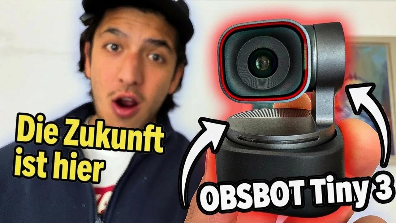 Webcams sehen endlich aus wie echte Kameras 🤯 – OBSBOT Tiny 3 im Check