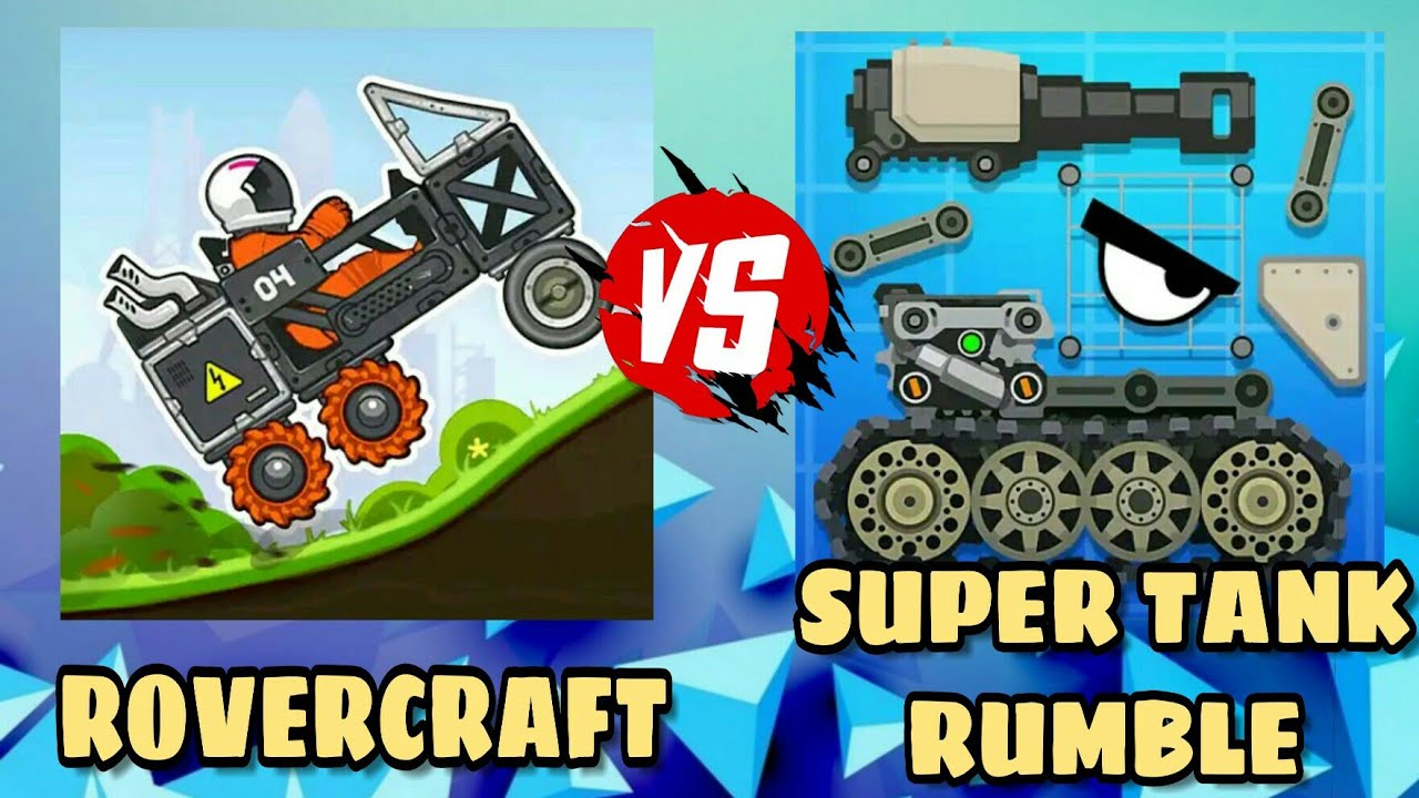 ROVERCRAFT Vs SUPER TANK RUMBLE | Gameplay HD | Game Review