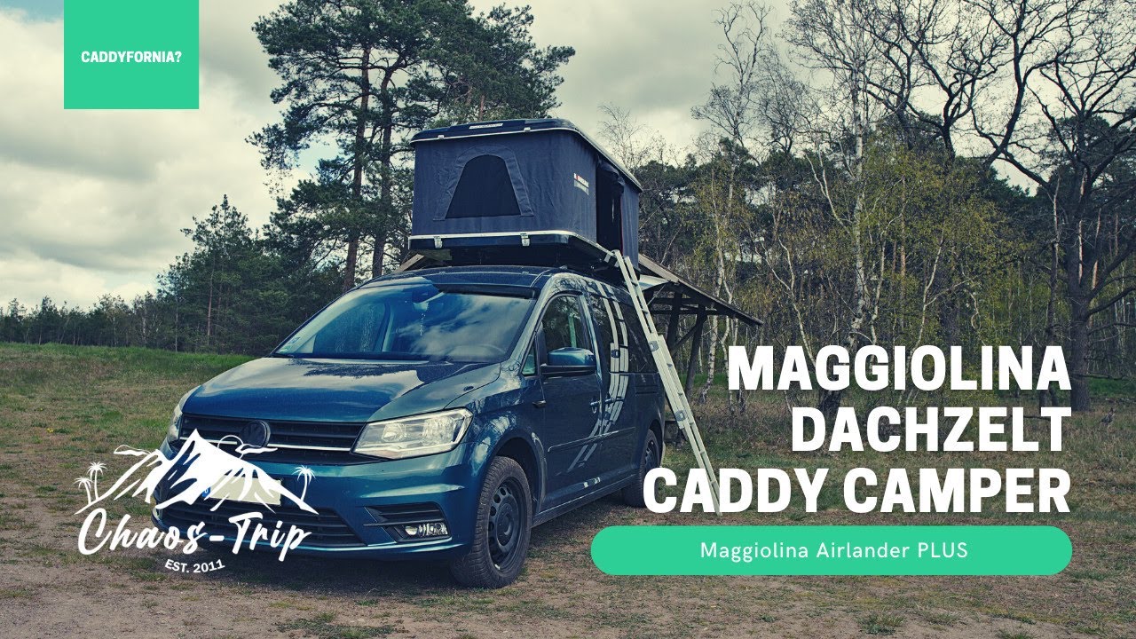 Maggiolina Airlander Plus Dachzelt für den Caddy Mini Camper Selbstausbau