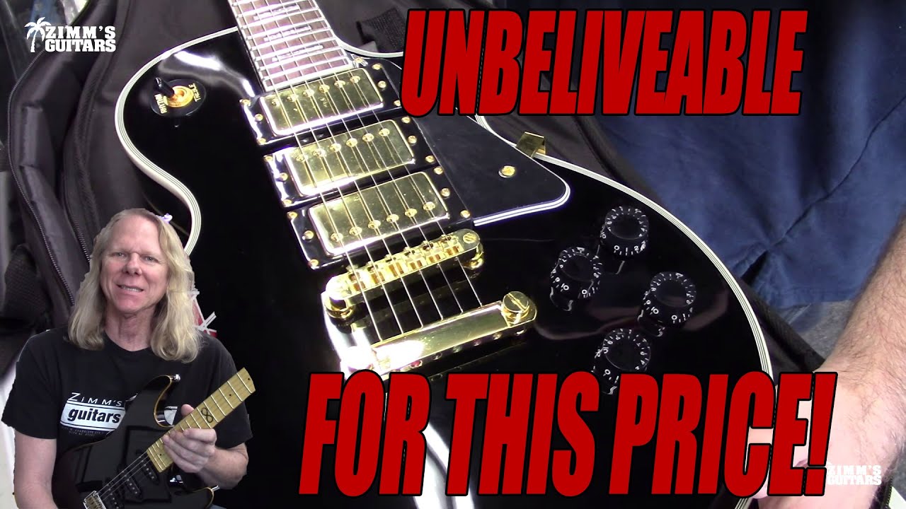 Firefly Black Beauty Les Paul Copy