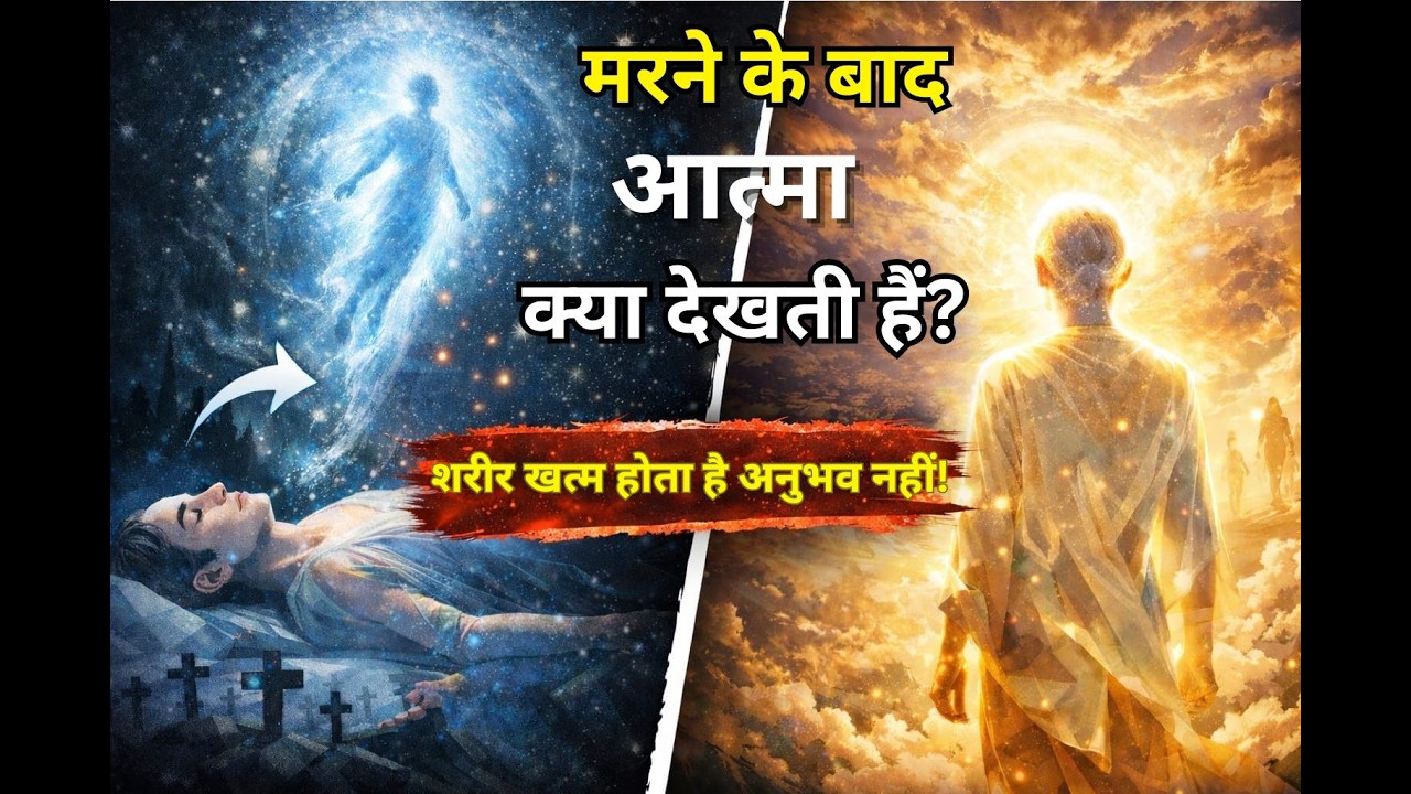 “मरने के बाद आत्मा क्या अनुभव करती है? | ये सच शायद तुम्हें चौंका देगा” #facts #death #soul #body