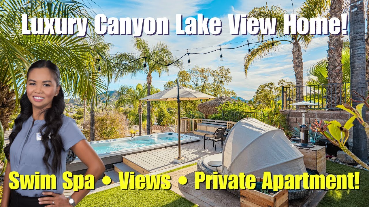 Luxury Canyon Lake Home with Panoramic Views, Swim Spa & Paid Solar | Must-See Dream Property!