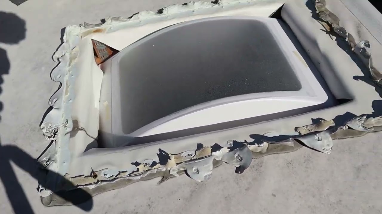 Mystery Sealer. Replacing Broken Skylight