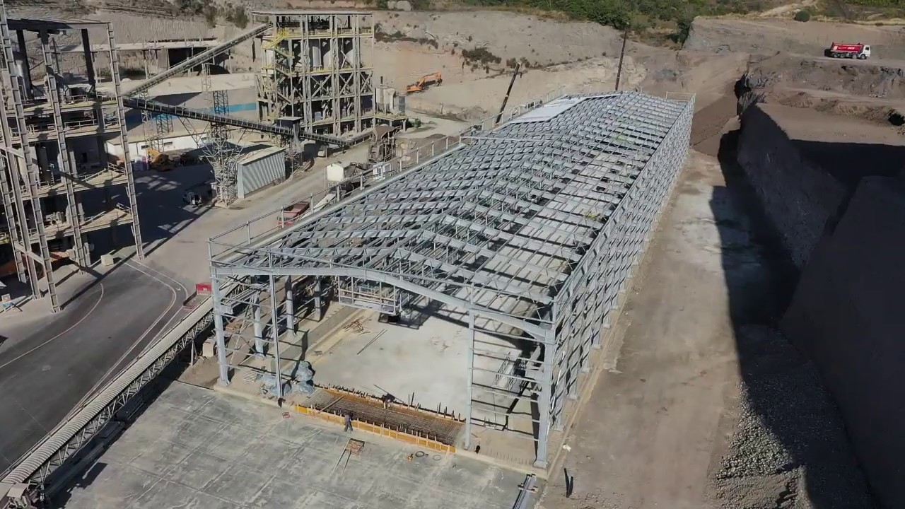 ICOMET Costruzioni Metalliche | Capannone Industriale per la Cementeria Costantinopoli di Barile PZ