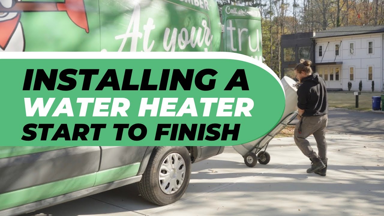 Water heater installation walkthrough, from start to finish