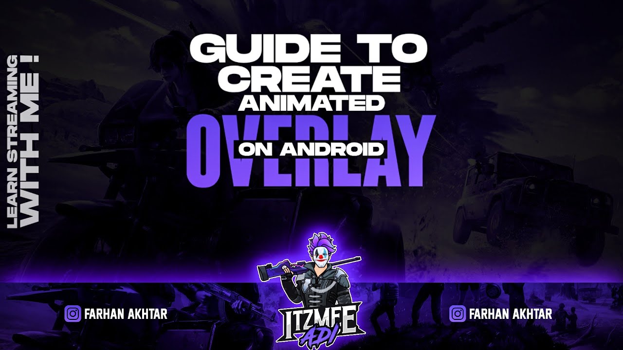 Complete guide to create animated overlay on android | Streaming series #1 | PSCC + Kinemaster