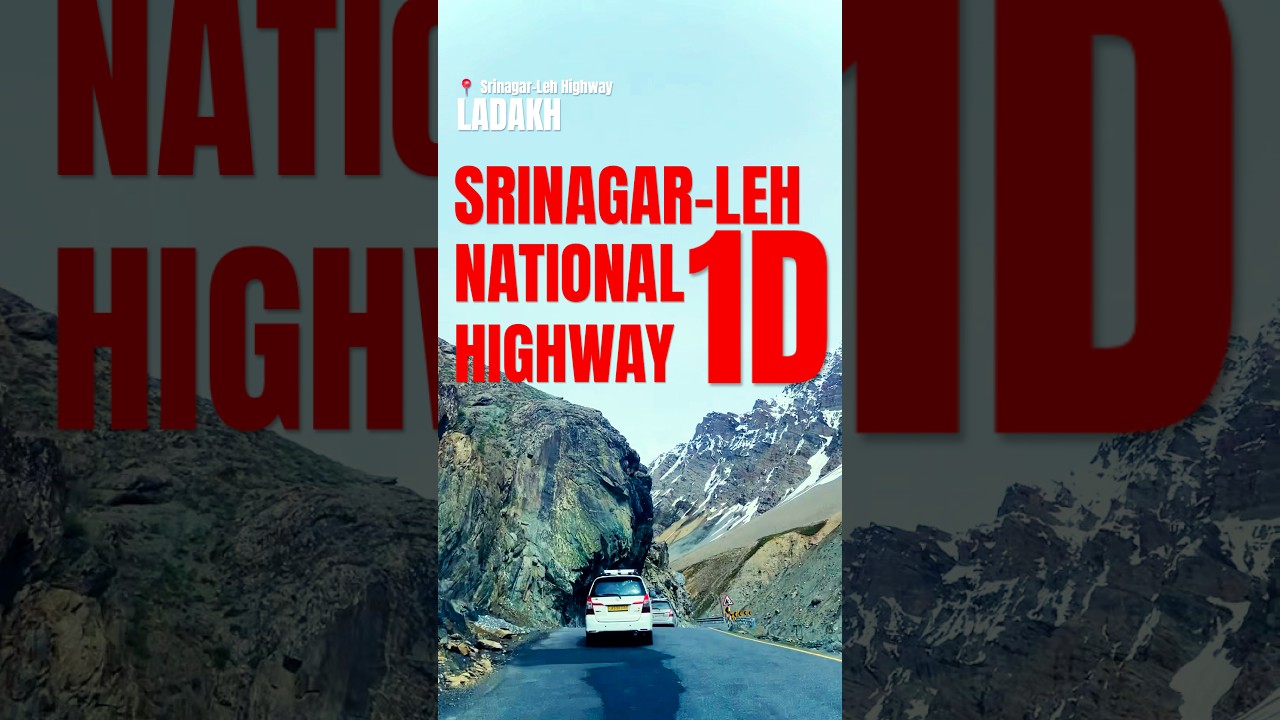 Driving Through Srinagar-Leh Highway NH1D | Epic Road Trip to Ladakh 2024 🏔️🚗 #dilsevlogging #ladakh