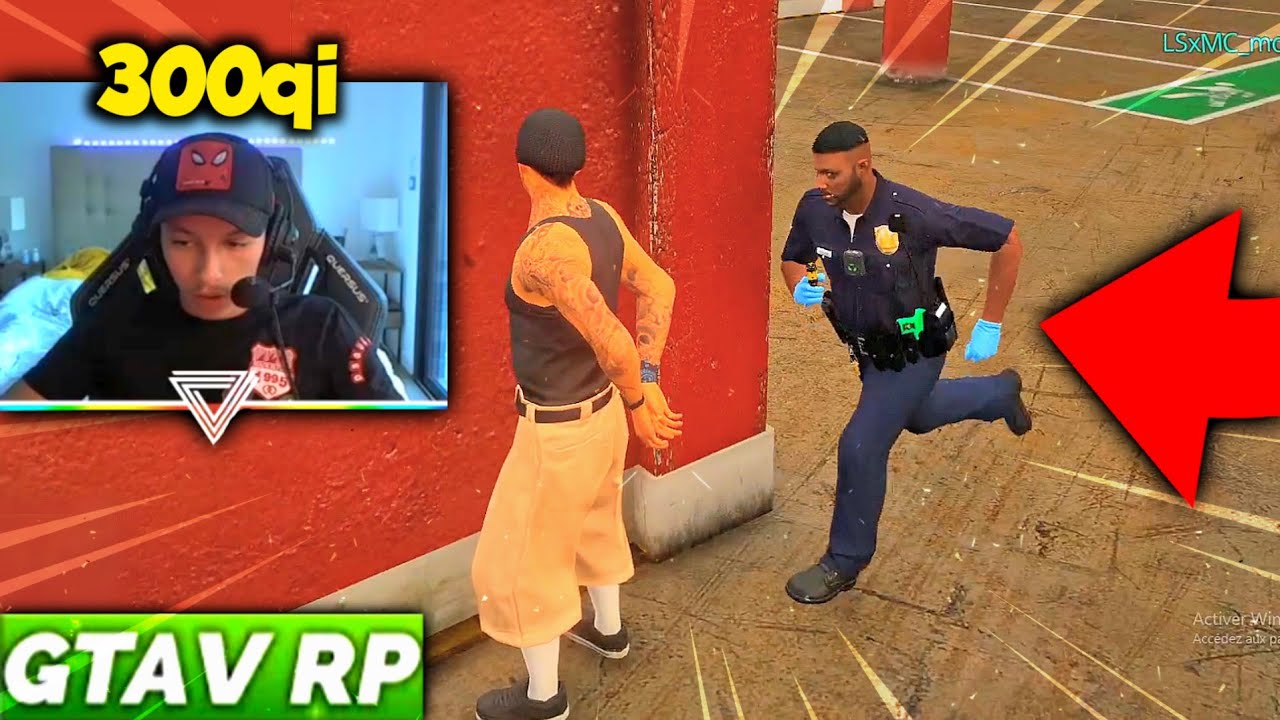 WALID S&Egrave;ME LES FLICS, BICHOU S&Egrave;ME BACHIR (300qi) !! (best of gta rp)