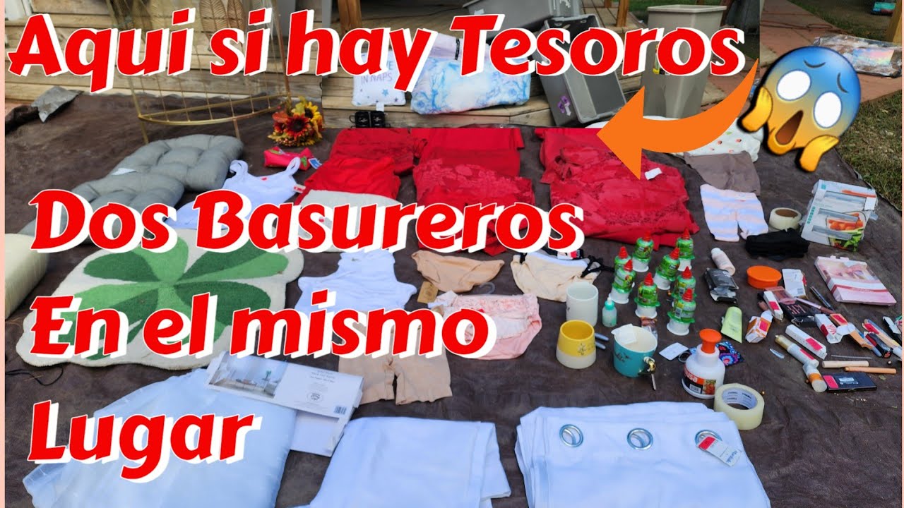 ♻️Miren Aqui si Hay Tesoros😱WOW En Dos Basurero Mismo Lugar/Dumpster Diving #lajefavlogs #recycling