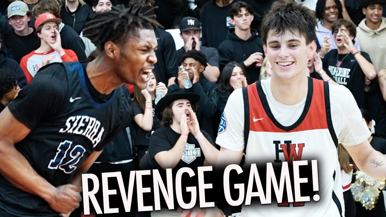 Sierra Canyon vs Harvard Westlake REVENGE GAME had the CROWD HYPED!