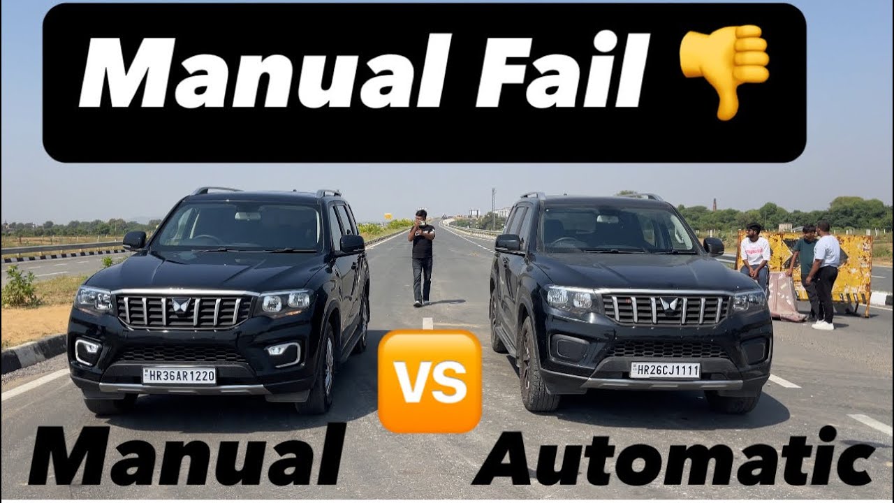 Unexpected Results |Scorpio N Manual VS Scorpio N Automatic पंगा लिया तो हारना ही था 😱