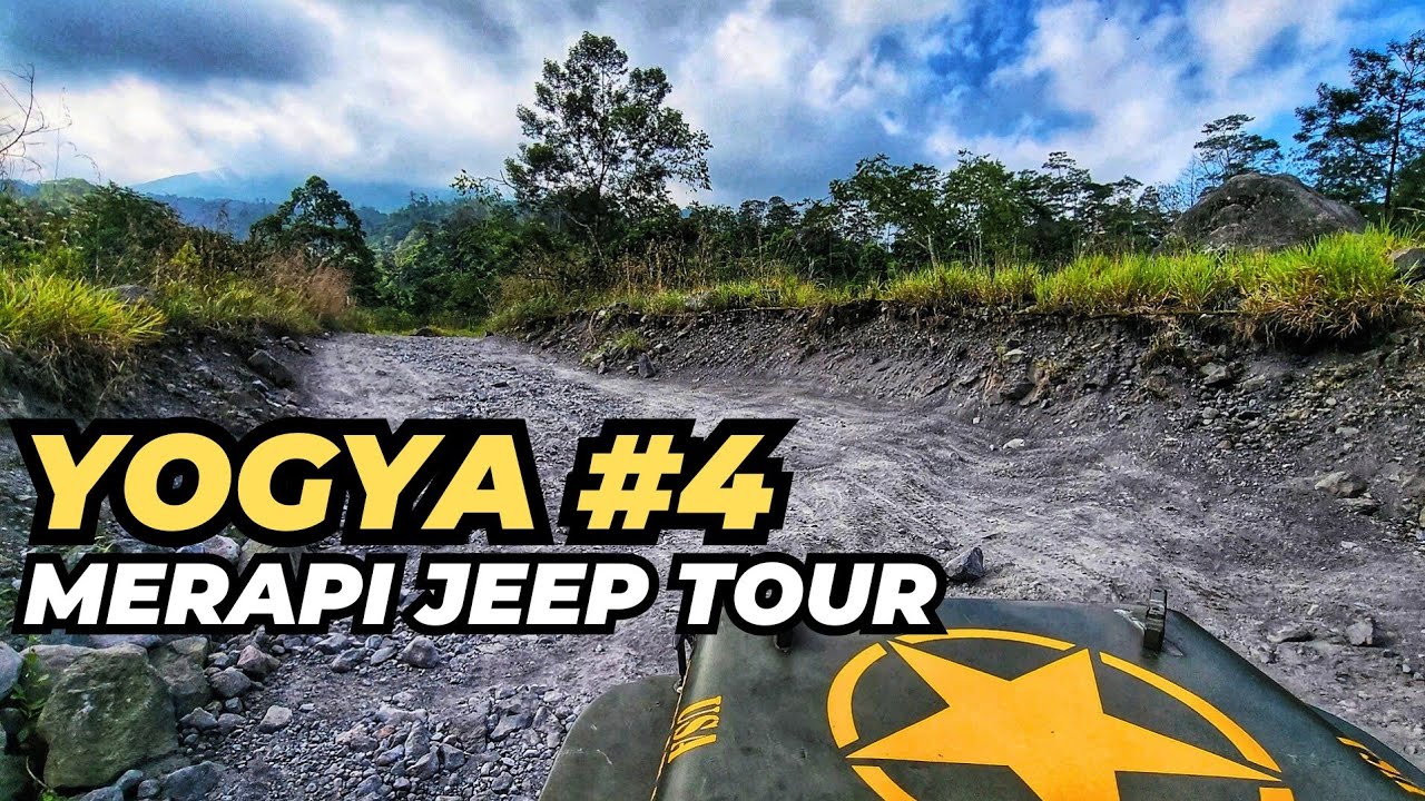 Part 4 Yogyakarta Trip | Merapi Jeep Tour Adventure | Bunker Kaliadem - Batu Alien - Museum Merapi